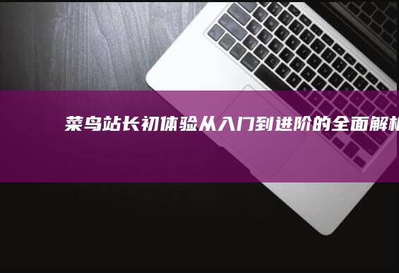 菜鸟站长初体验：从入门到进阶的全面解析